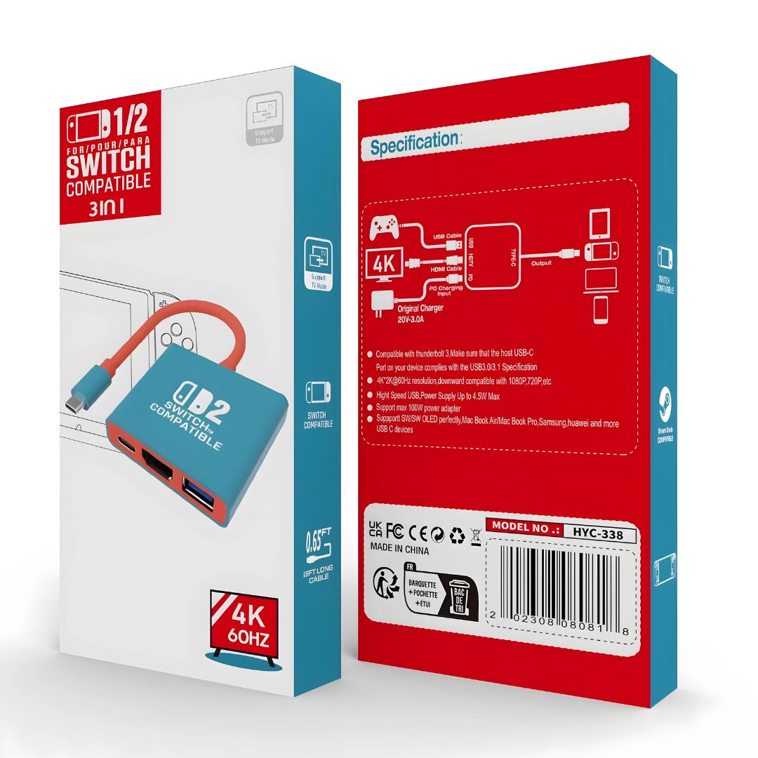 Switch2 �����å�2 �ݡ����֥� �ɥå� Nintendo switch 2 4K ��® ���� ���� TV �ƥ�� ��˥��� ��³ HDMI USB ¿��ǽ �ݡ����֥�ɥå� ����ѥ��� �������� ���� �С����ǡ� ������ ���ꥹ�ޥ� �ץ쥼��� ���ե�