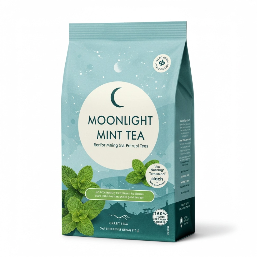 月灯りのミントティー