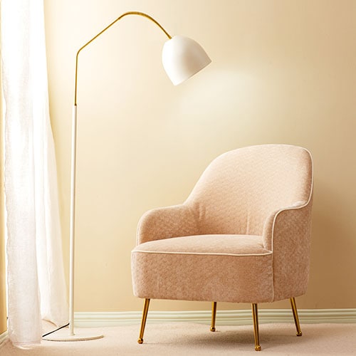 一人掛けソファ ピンク