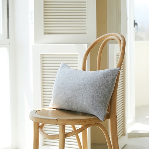 クッション グレー