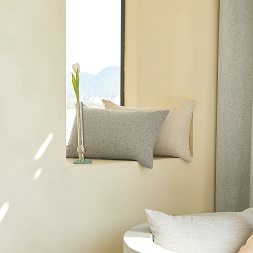 クッション グレー