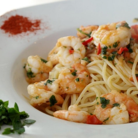 えびのペペロンチーノソース