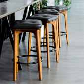 ウッドグレース・カウンターチェア（オプションプルダウン）