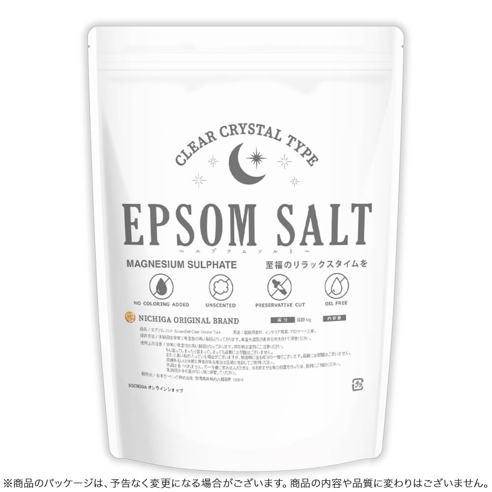 ���ץ��ॽ��� EPSOM SALT ��Clear Crystal Type�� 1��� ̵������̵�忧������ޥ��åȡ�������ե꡼ [02] NICHIGA(�˥���) MAGNESIUM SULPHATE