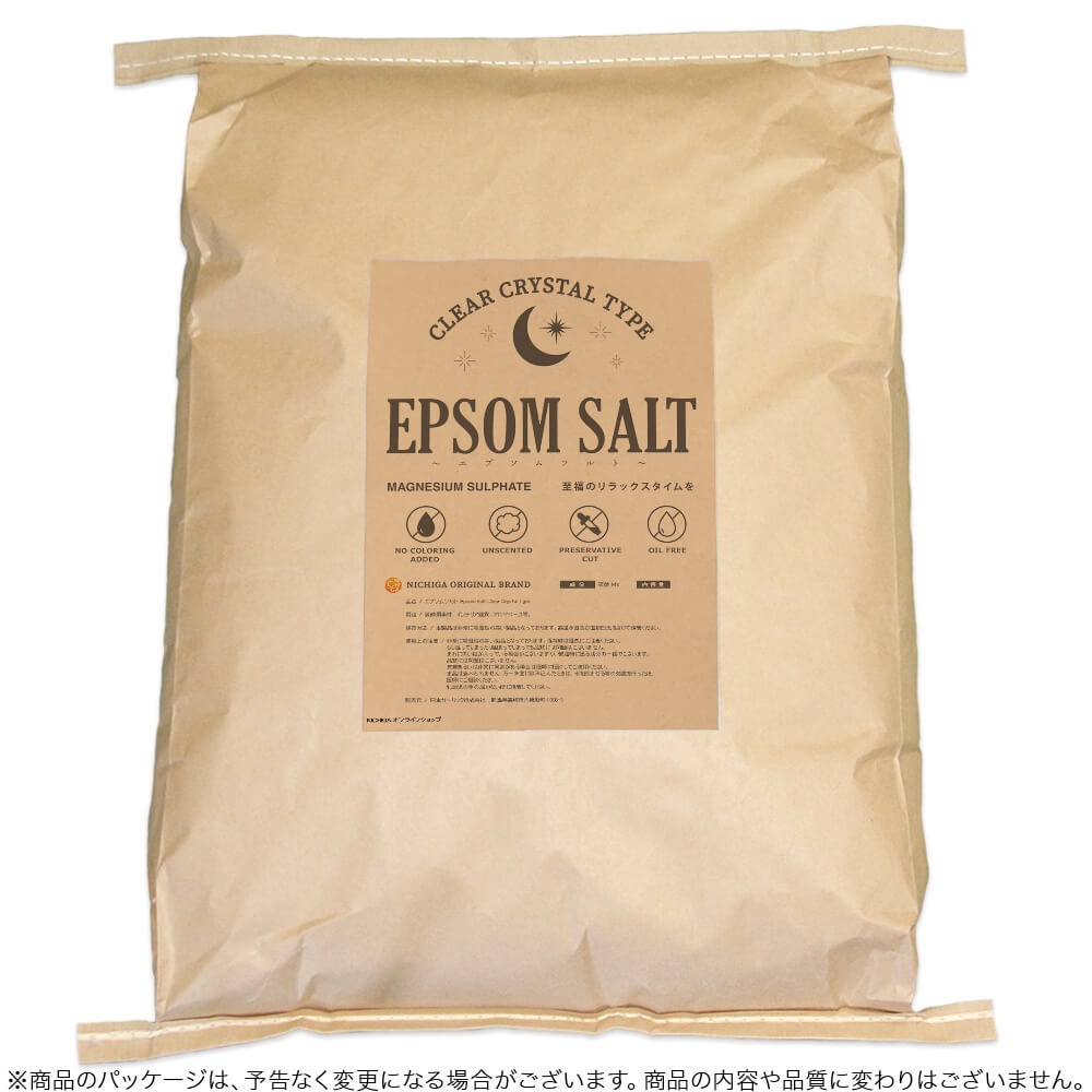 ���ץ��ॽ��� EPSOM SALT ��Clear Crystal Type�� 24��� ������̵����(�̳�ƻ���彣����������)��Ʊ���Բġ� ̵������̵�忧������ޥ��åȡ�������ե꡼ MAGNESIUM SULPHATE NICHIGA(�˥���) TK7
