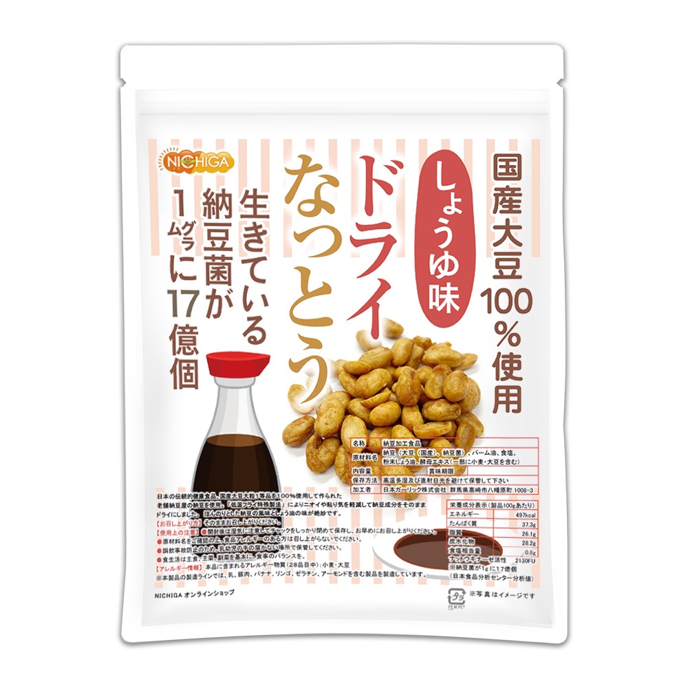 �ɥ饤�ʤäȤ� �㤷�礦��̣�� 400�� �ڥ᡼��������̵���� ����Ʀ100����� DRY NATTO �����Ƥ���ǼƦ��17���� �ʥåȥ����ʡ���������ͭ [05] NICHIGA(�˥���) �㲹�ե饤�ü���ˡ