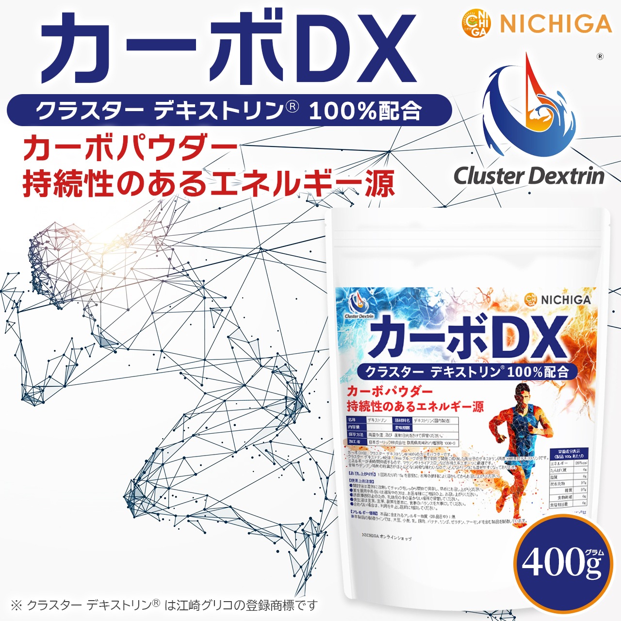 ������DX 400g �ڥ᡼��������̵���ۥ��饹�����ǥ����ȥ�� �������ͥ륮���� ��³�����ݡ��Ĥ� NICHIGA(�˥���)  [05]