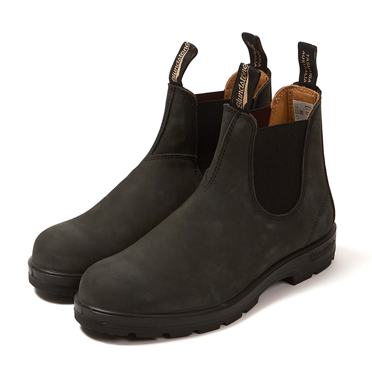 ブランドストーン 587056 RUSTICBLACK サイドゴアブーツ メンズ