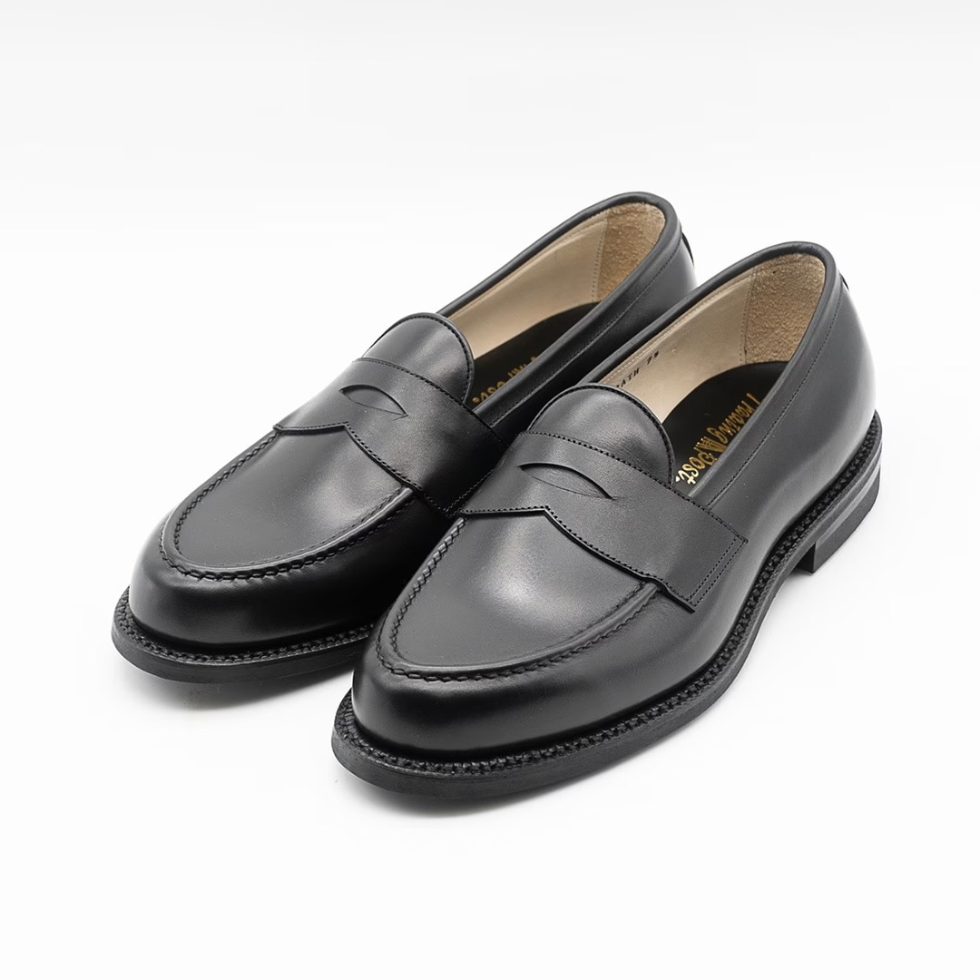 トレーディングポスト パス|PATH BLACK ローファー メンズ