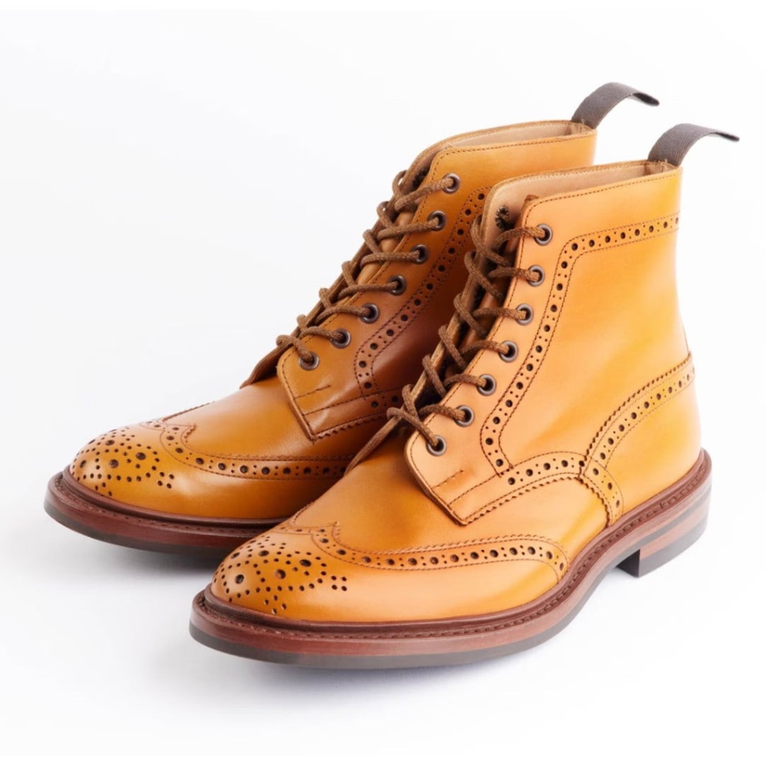 トリッカーズ STOW ACORN ウィングチップ メンズ