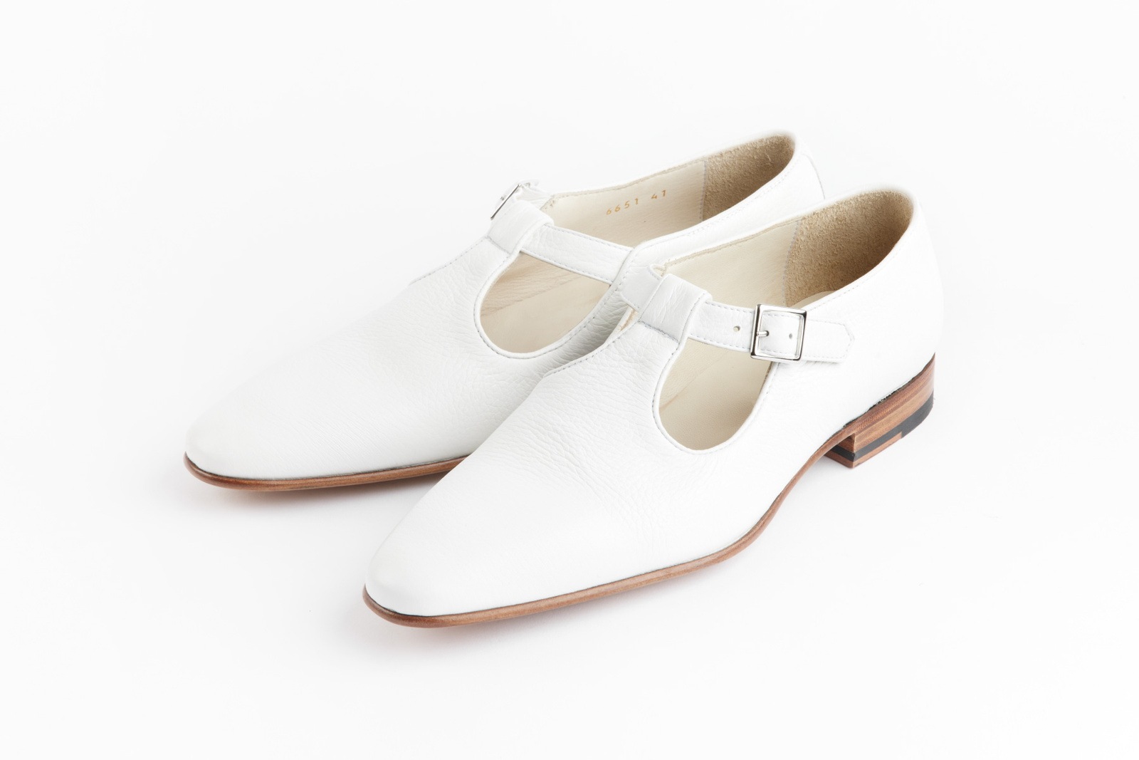 【FINAL SALE】デュカル 6651 BIANCO ストラップシューズ メンズ[サイズ交換不可]