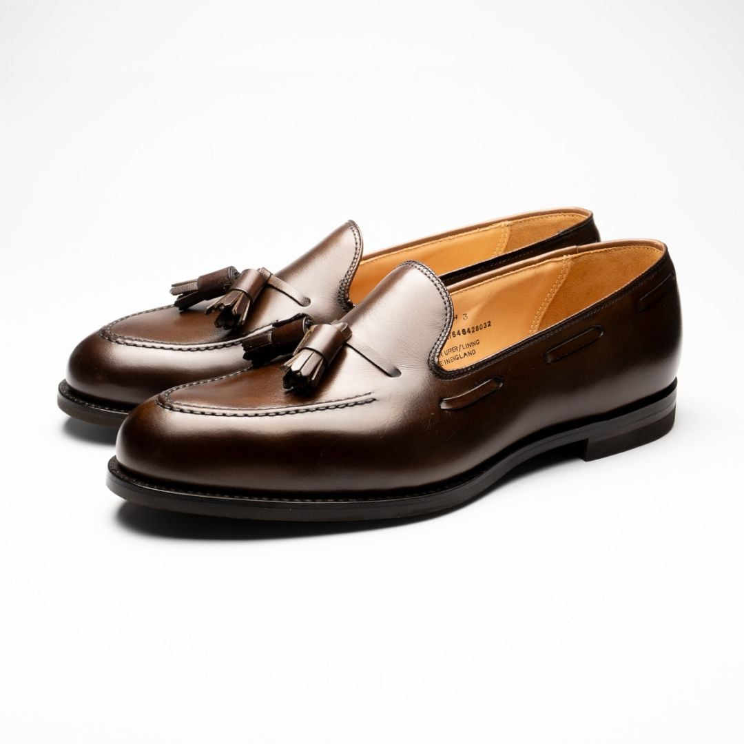 クロケット＆ジョーンズ キャベンディシュ3|CAVENDISH 3 DARKBROWN タッセルローファー メンズ