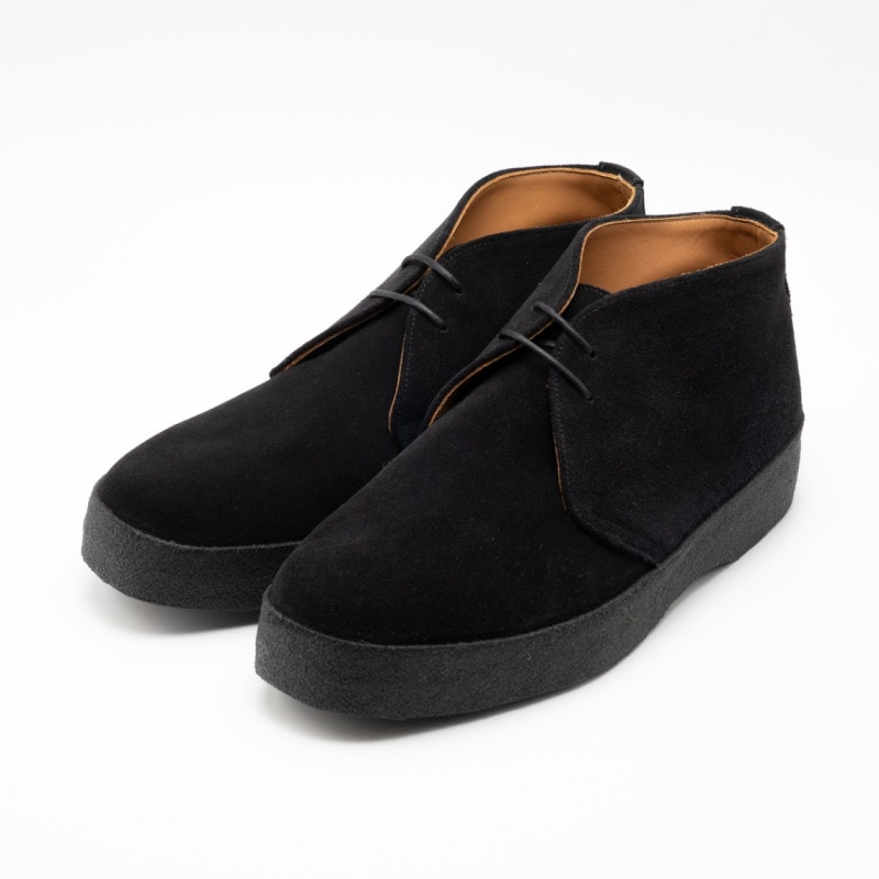 サンダース OFFICER SHOE BLACK プレーントウ メンズ | サンダース