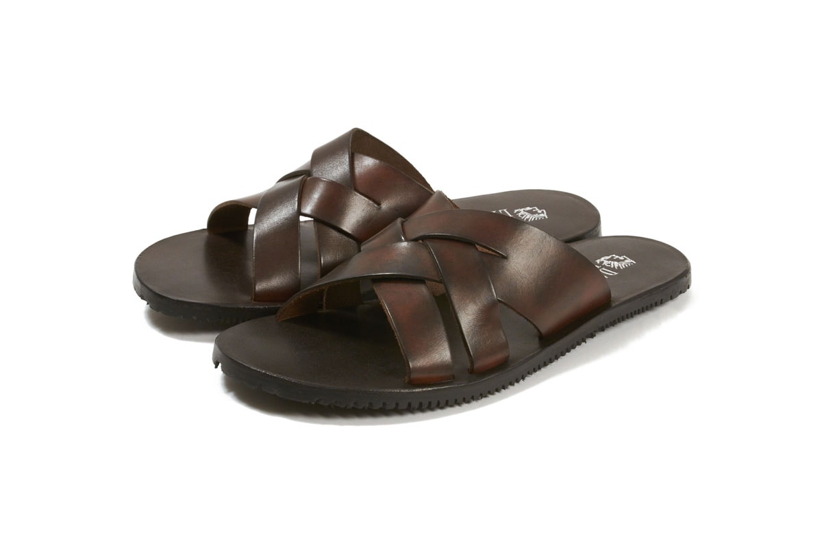 【SUMMER SALE】ダニエル・レポリ 9783 DARKBROWN サンダル メンズ[サイズ交換不可]
