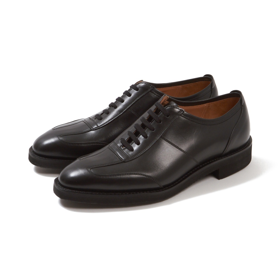 クロケット＆ジョーンズ黒 レザー ドレスシューズ キャップトゥ CROCKETT＆JONES クロケット＆ジョーンズ シューズ レザー