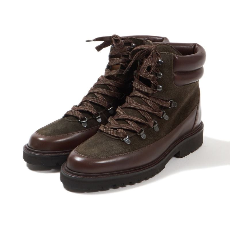 クロケット＆ジョーンズ アニー|ANNIE DARKBROWN+EARTHGREEN マウンテンブーツ ユニセックス