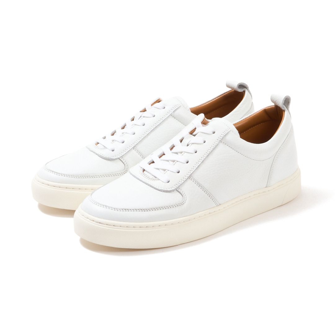 アントニオルフォ ARAS-2 WHITE+WHITE レザースニーカー メンズ