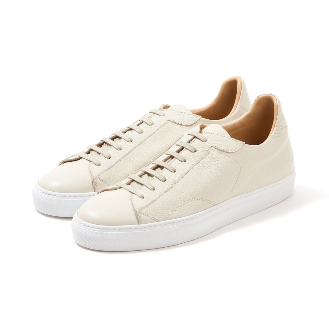トレーディングポスト CS-LOW WHITE レザースニーカー メンズ