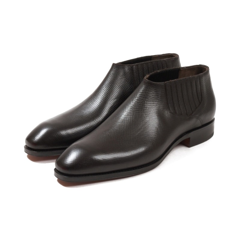 カルミーナ 80850003 BLACK サイドゴアブーツ メンズ