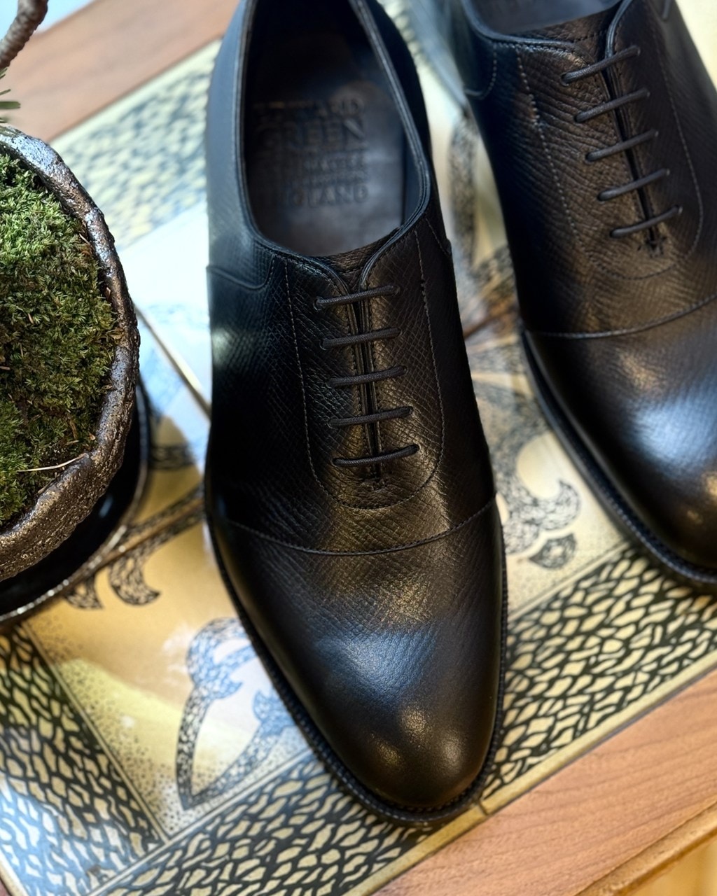 エドワード・グリーン キングストン|KINGSTON BLACK サドルシューズ メンズ