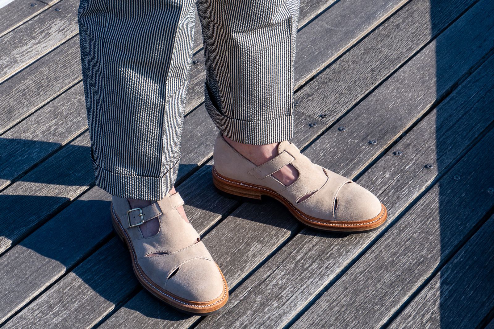 SALE】カルミーナ 80823 CAMEL グルカサンダル メンズ[サイズ交換不可 