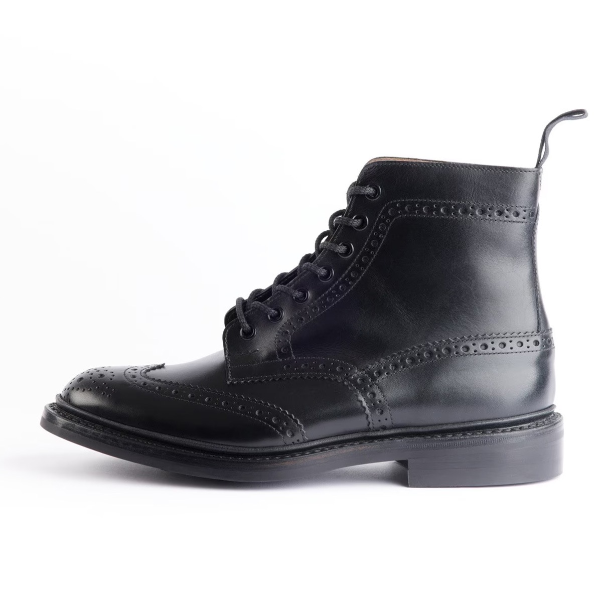 トリッカーズ STOW BLACK ウィングチップ メンズ
