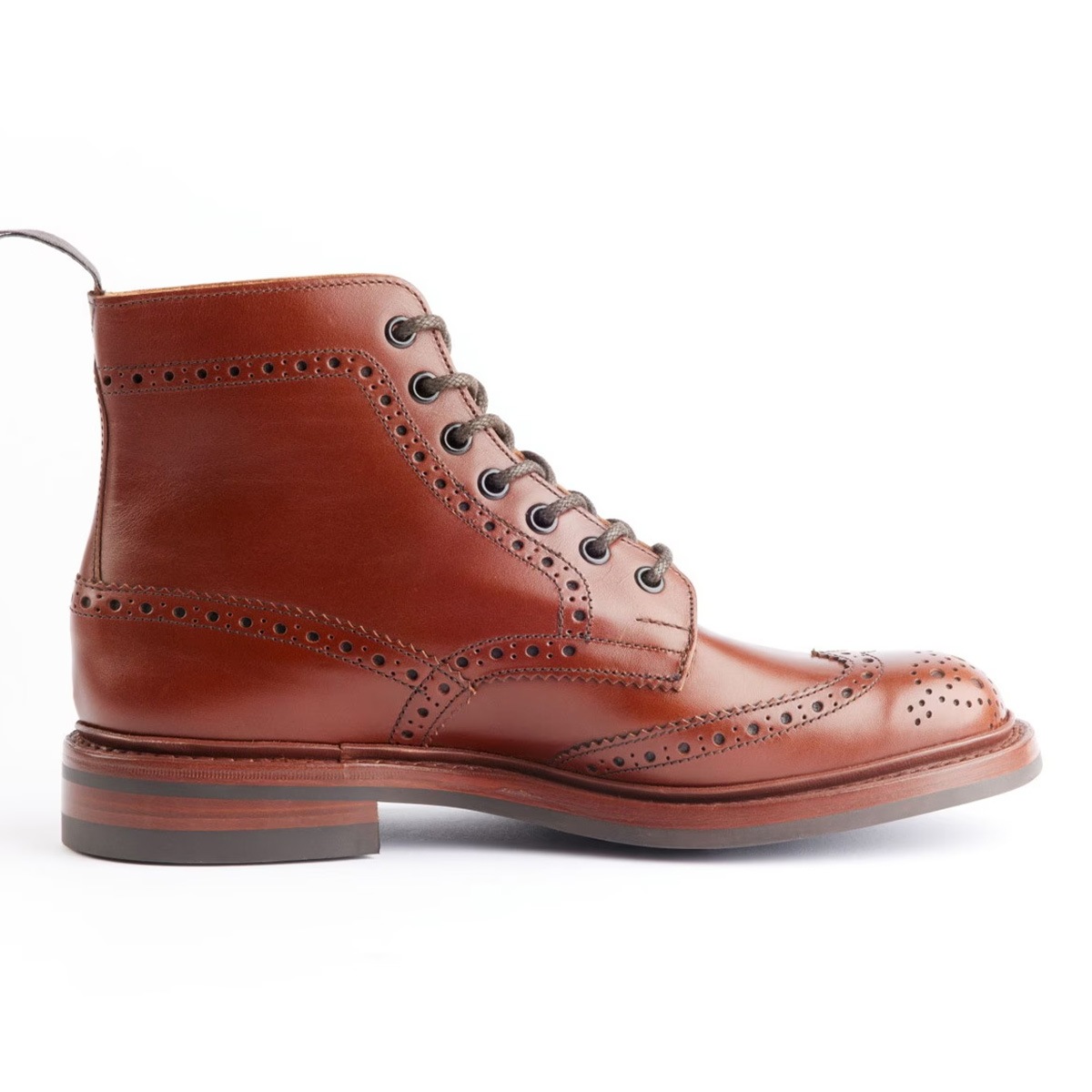 トリッカーズ STOW MARRON ウィングチップ メンズ