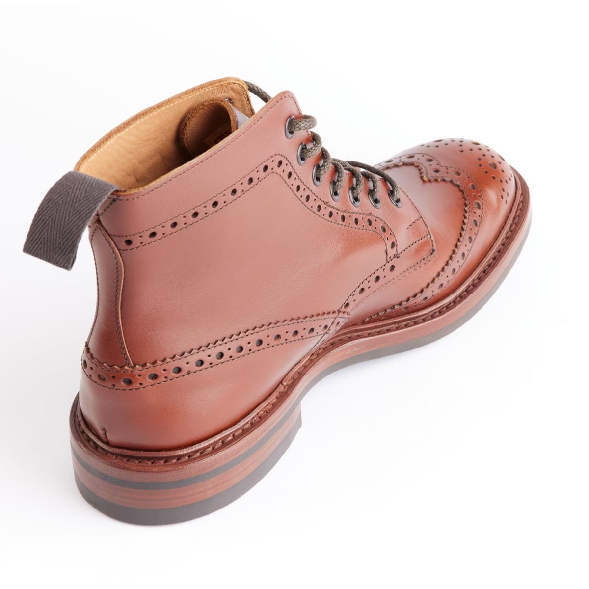 トリッカーズ STOW MARRON ウィングチップ メンズ