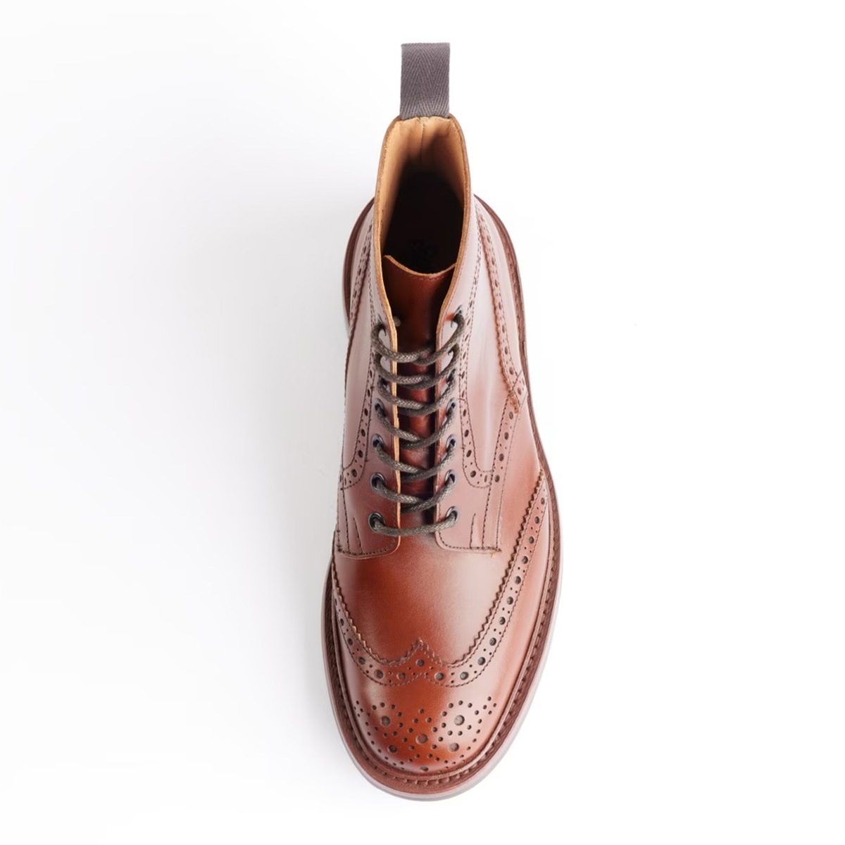 トリッカーズ STOW MARRON ウィングチップ メンズ