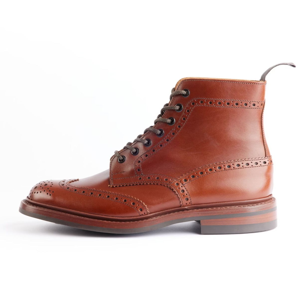 トリッカーズ STOW MARRON ウィングチップ メンズ