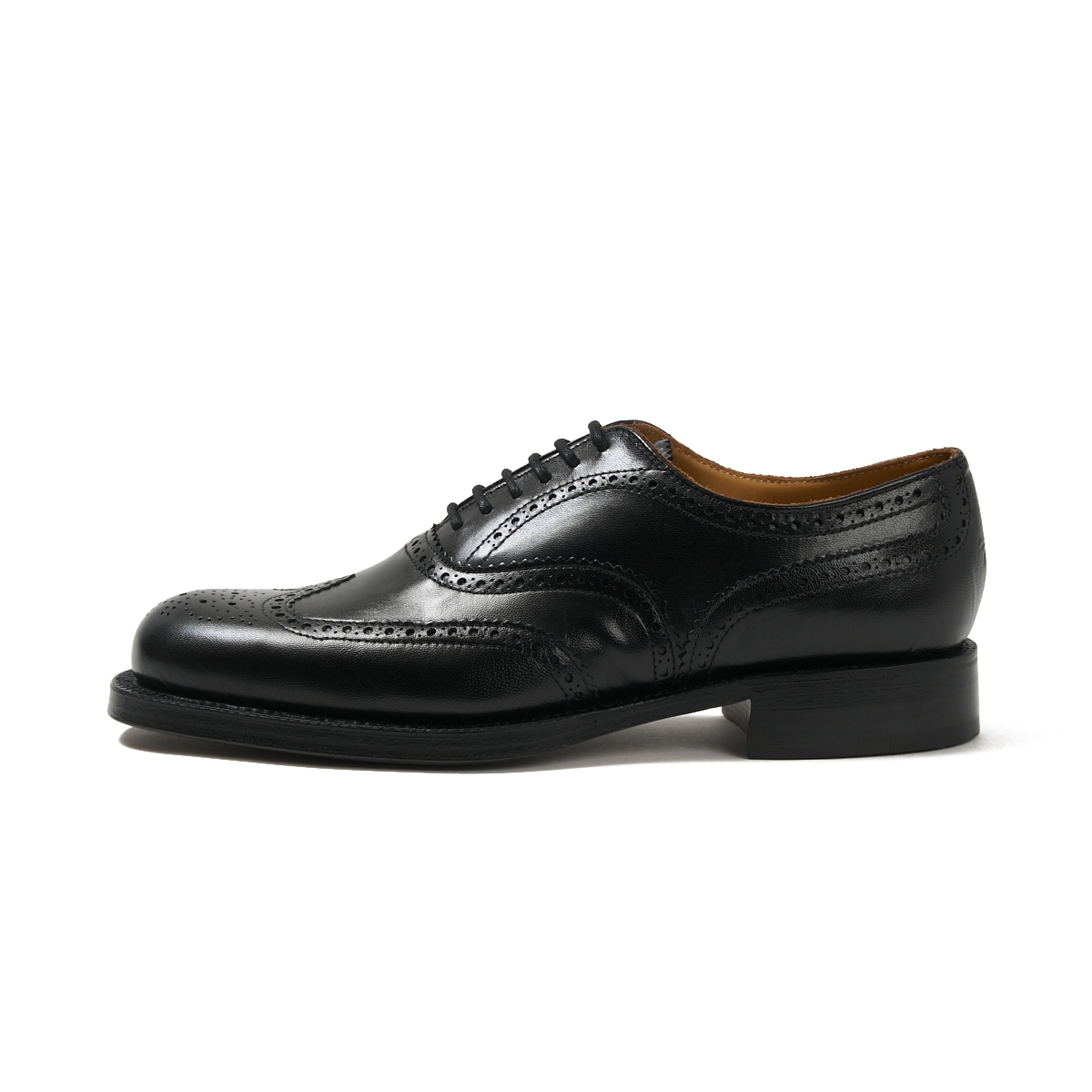 グレンソン シュー4|SHOE 4 BLACK ウィングチップ メンズ