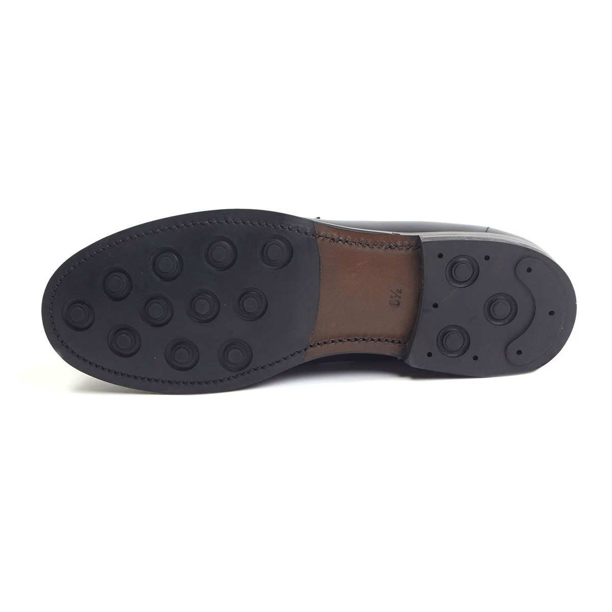 トレーディングポスト T1913 BLACK ローファー メンズ