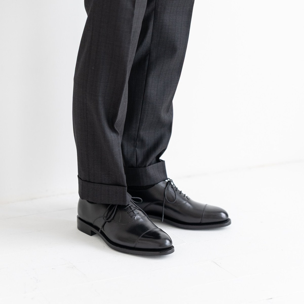 トレーディングポスト CBV1025 BLACK ストレートチップ メンズ