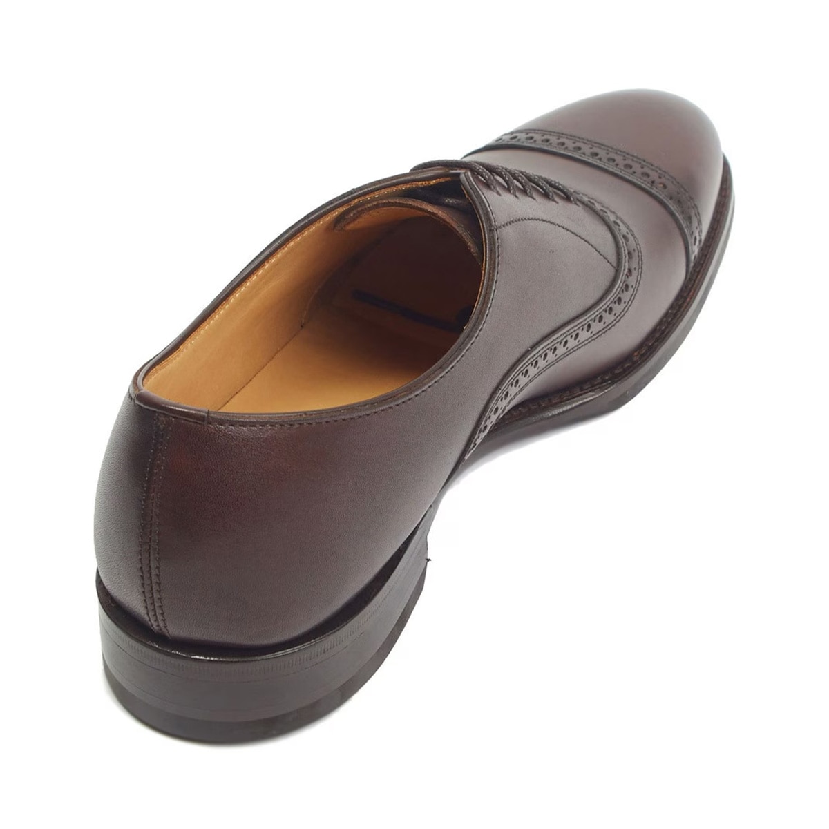 トレーディングポスト T1912 DARKBROWN パンチドキャップトゥ メンズ