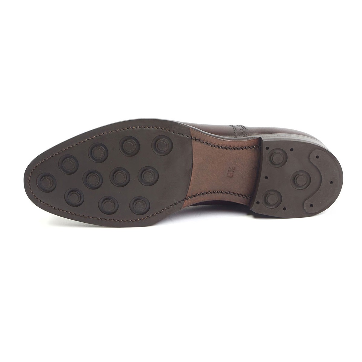 トレーディングポスト T1912 DARKBROWN パンチドキャップトゥ メンズ