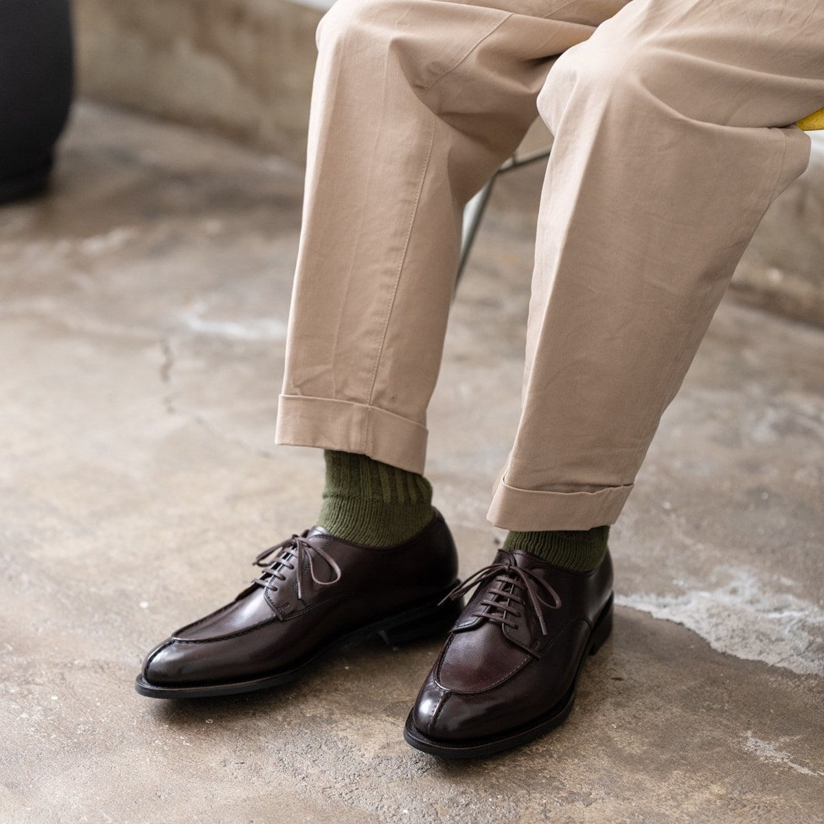 トレーディングポスト CBV1125 DARKBROWN Uチップ メンズ