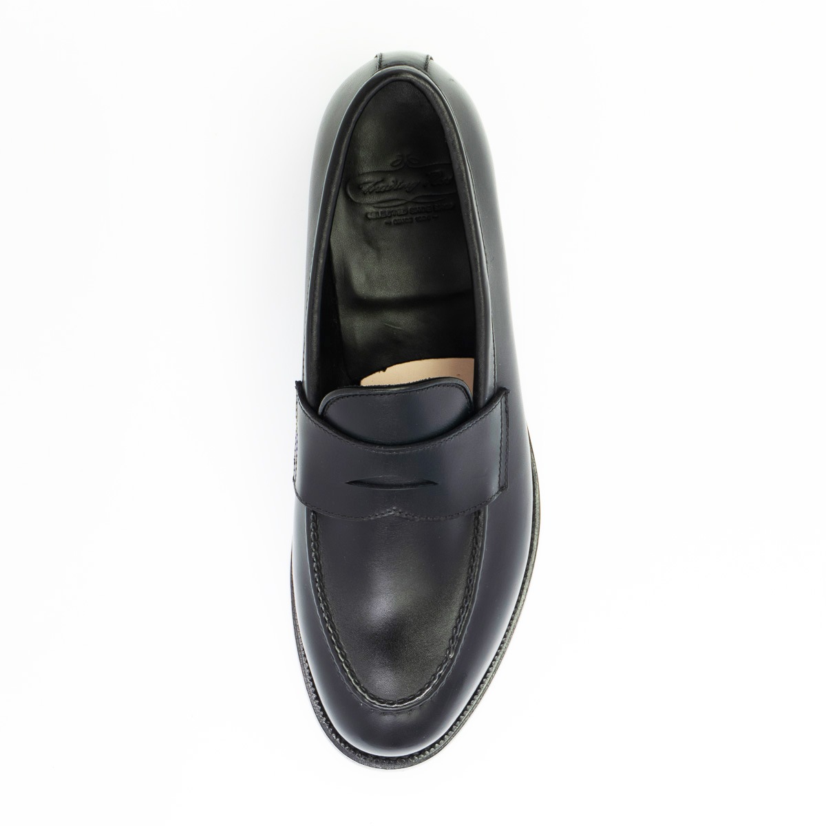 トレーディングポスト CBV1225 BLACK ローファー メンズ