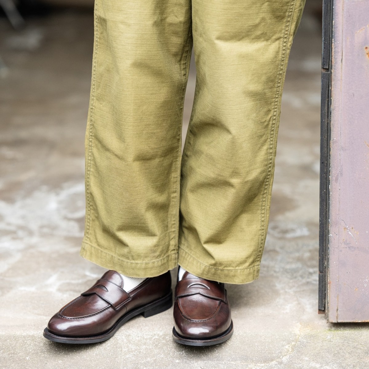 トレーディングポスト CBV1225 DARKBROWN ローファー メンズ