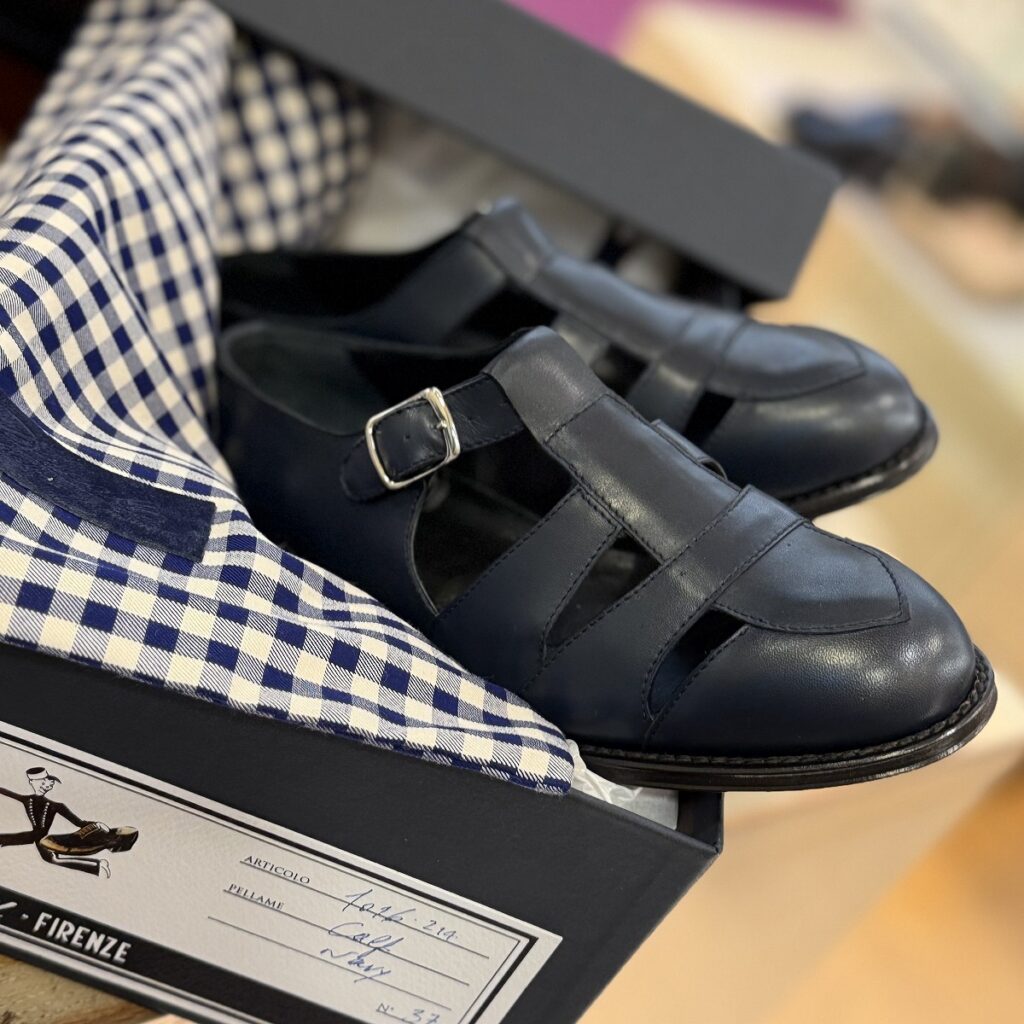 デュカル 1016 NATURALNAVY グルカサンダル レディース