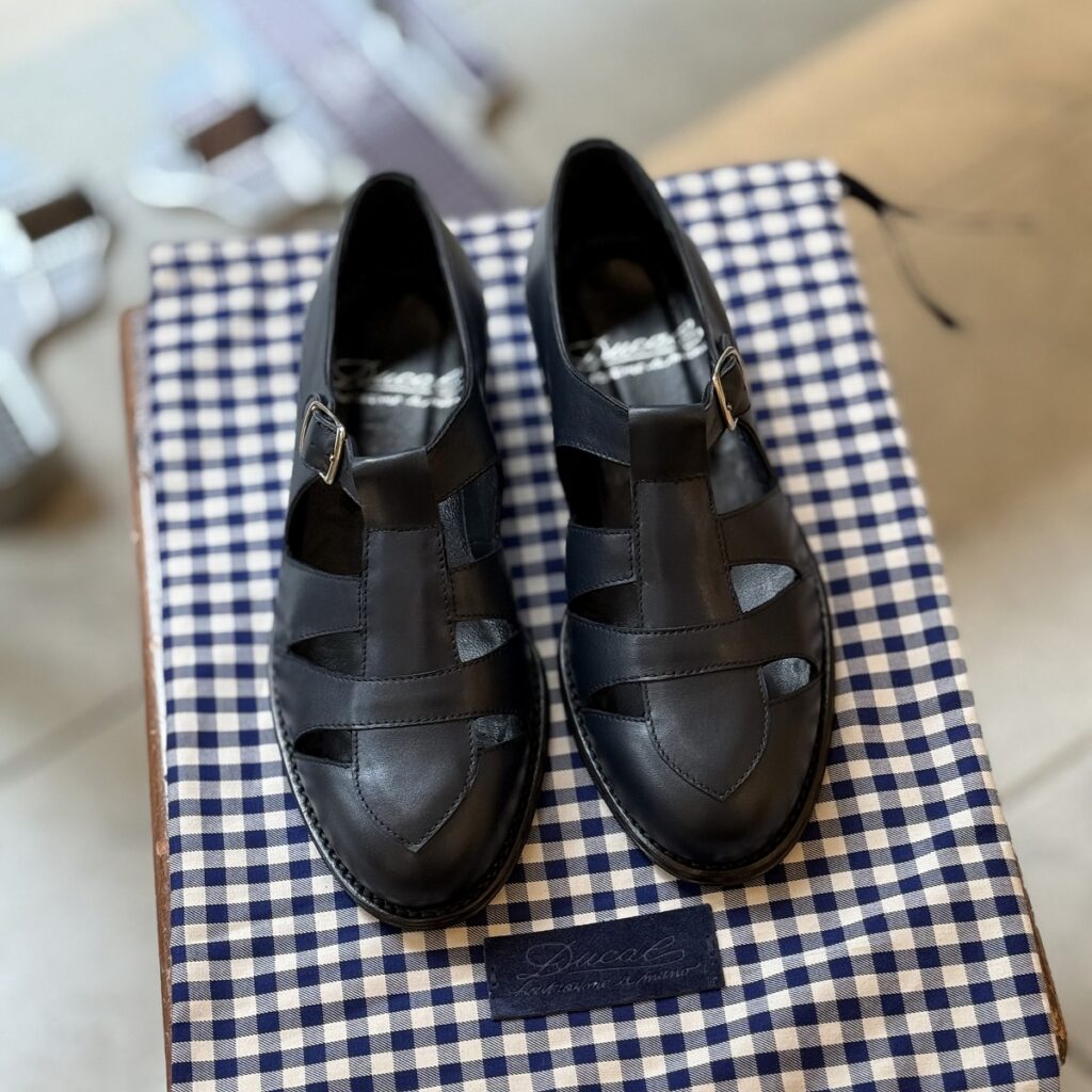 デュカル 1016 NATURALNAVY グルカサンダル レディース