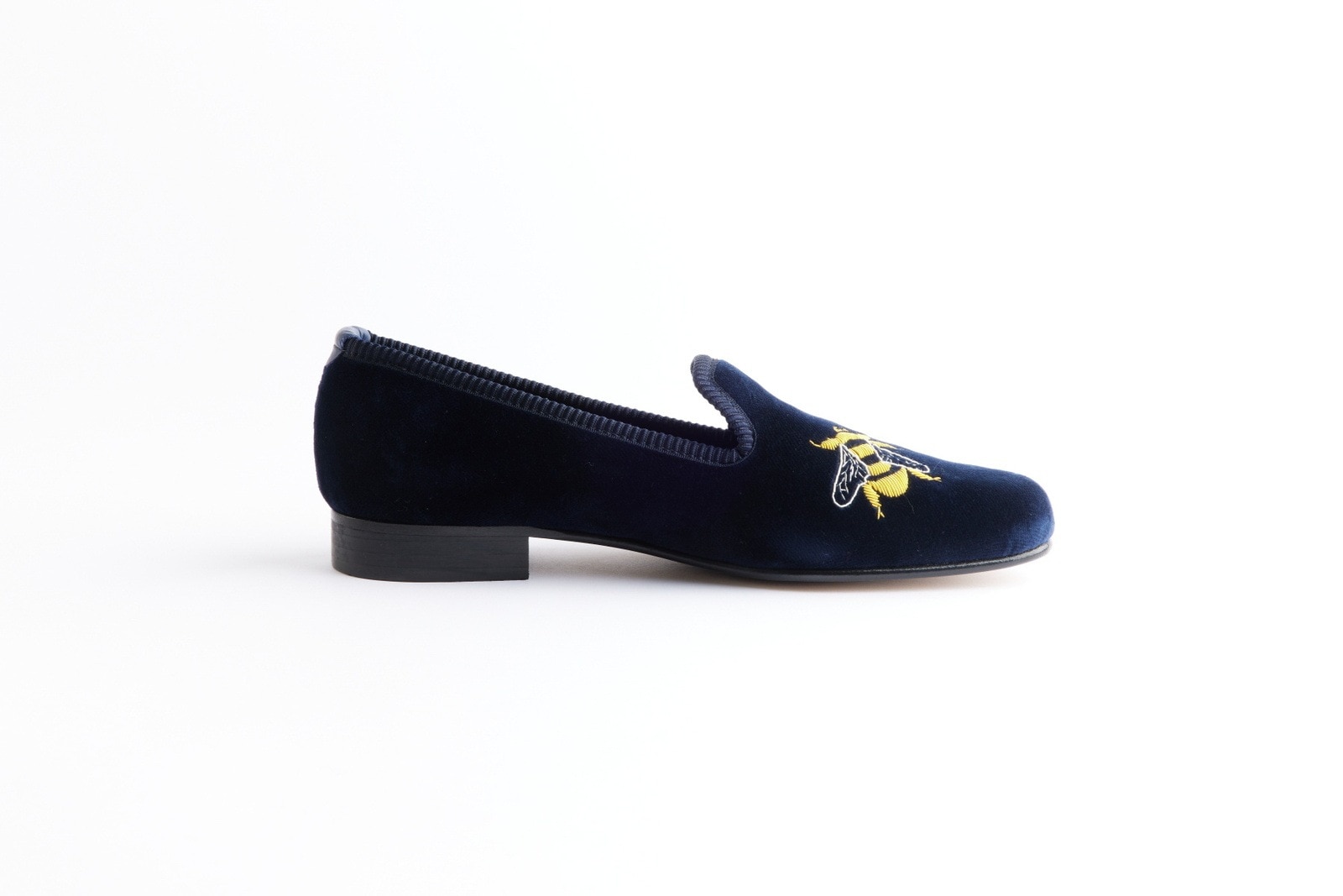 【SALE】クロケット＆ジョーンズ ビーズ|BEES NAVY ルームシューズ レディース[サイズ交換不可]