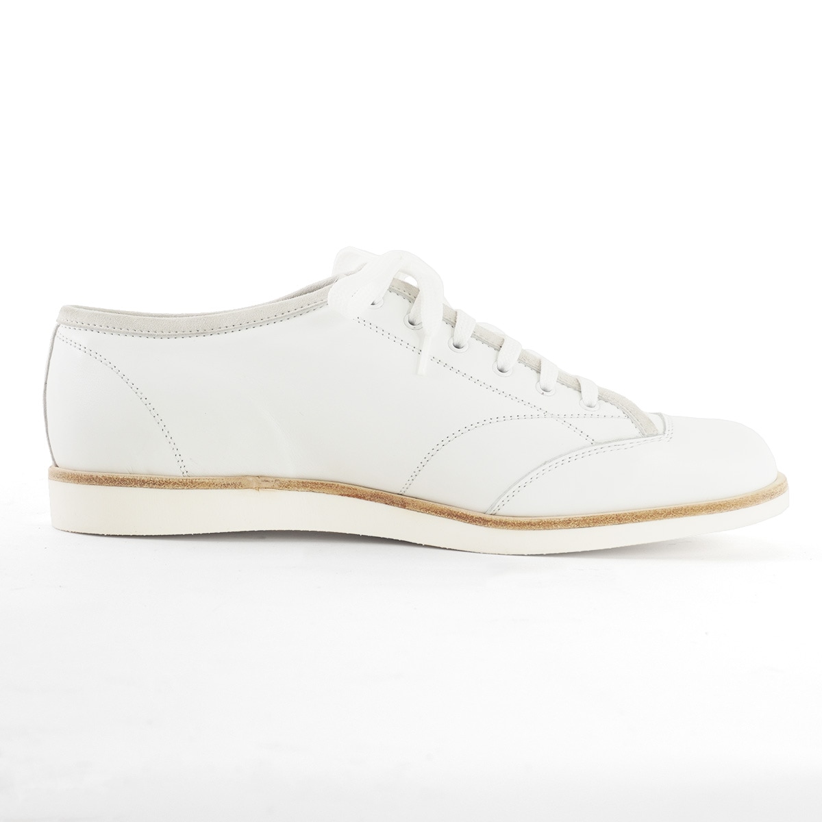 デュカル 6361002 WHITE レザースニーカー メンズ