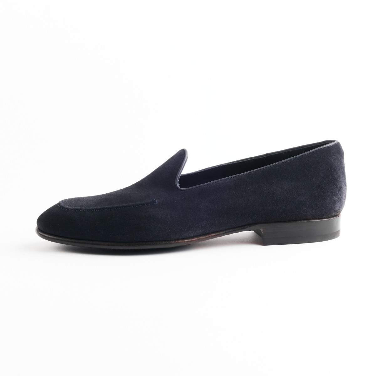 カルミーナ 580759 NAVY ヴァンプローファー メンズ
