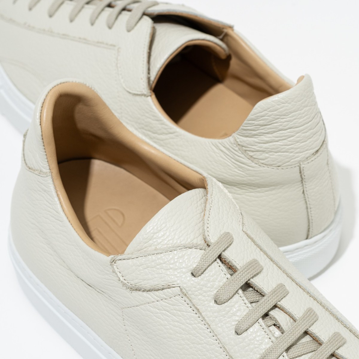 トレーディングポスト CS-LOW WHITE レザースニーカー メンズ