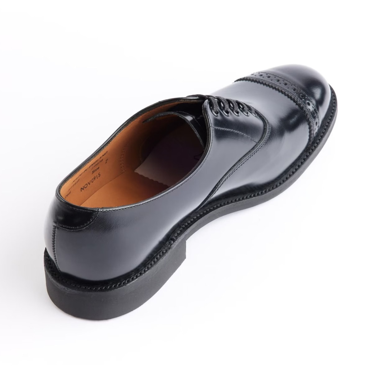 サンダース MILITARY PUNCHED CAP OXFORD BLACK パンチドキャップ