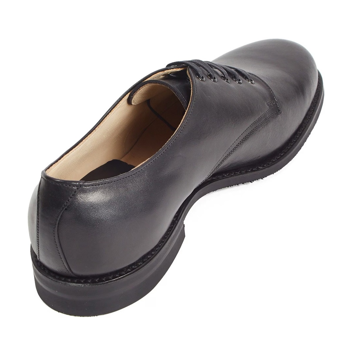 トレーディングポスト RS-1 BLACK オフィサーシューズ メンズ