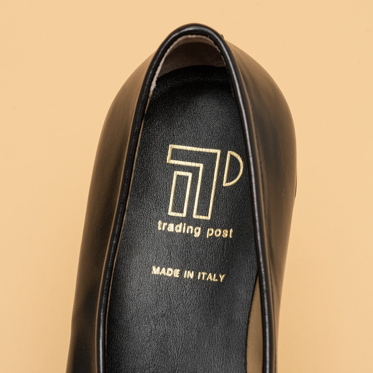 トレーディングポスト LUPO BLACK ローファー メンズ