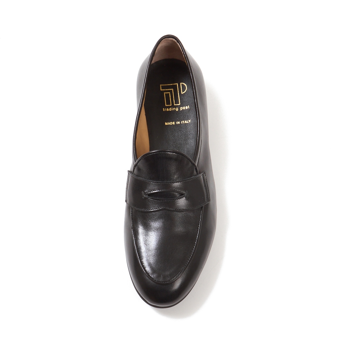 トレーディングポスト LUPO BLACK ローファー メンズ