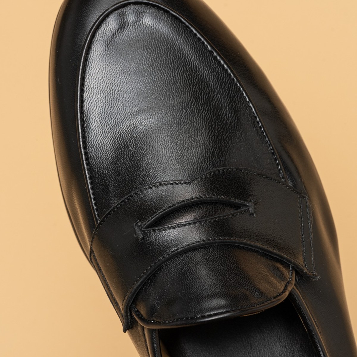 トレーディングポスト LUPO BLACK ローファー メンズ