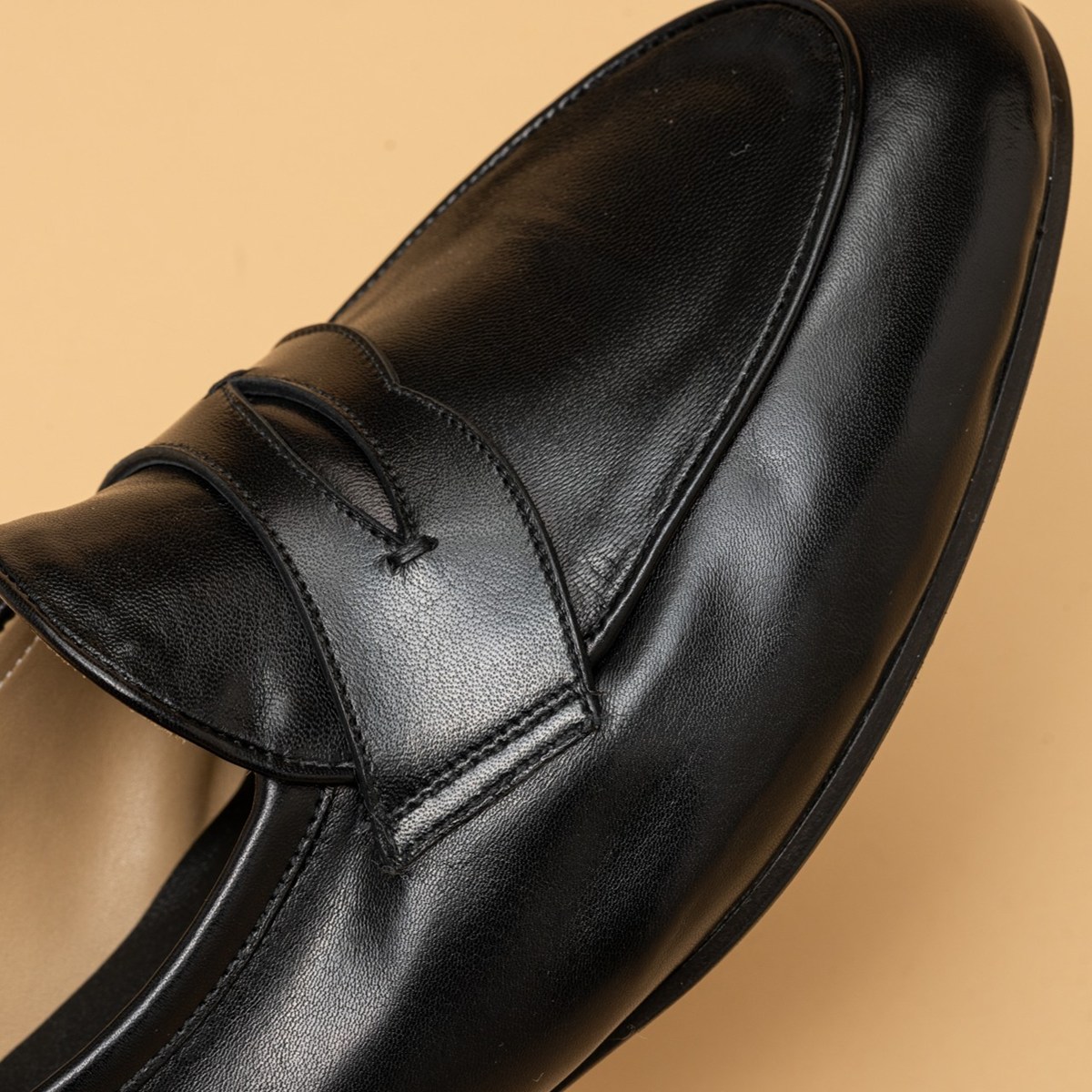 トレーディングポスト LUPO BLACK ローファー メンズ